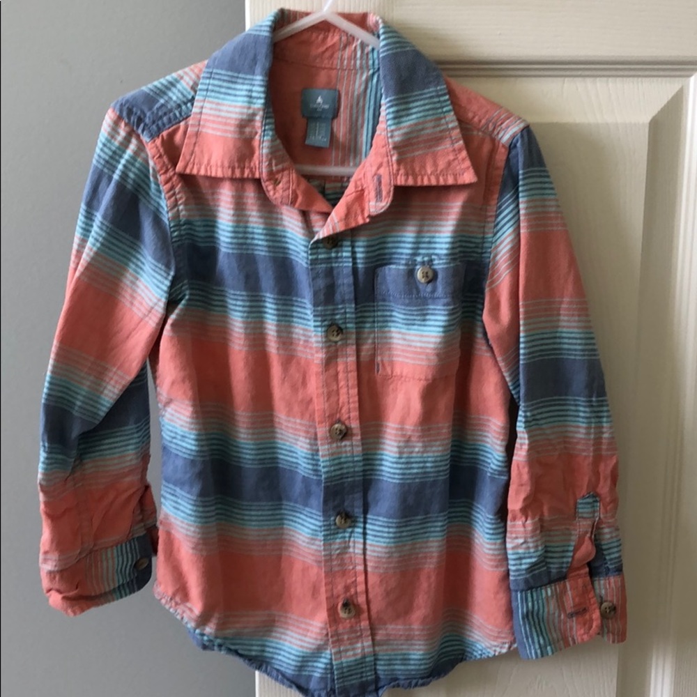 Boys Gap Ling Sleeve Button-Up